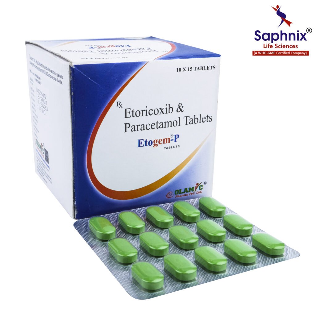 Etoricoxib 60 & Paracetamol 325 mg Tablets