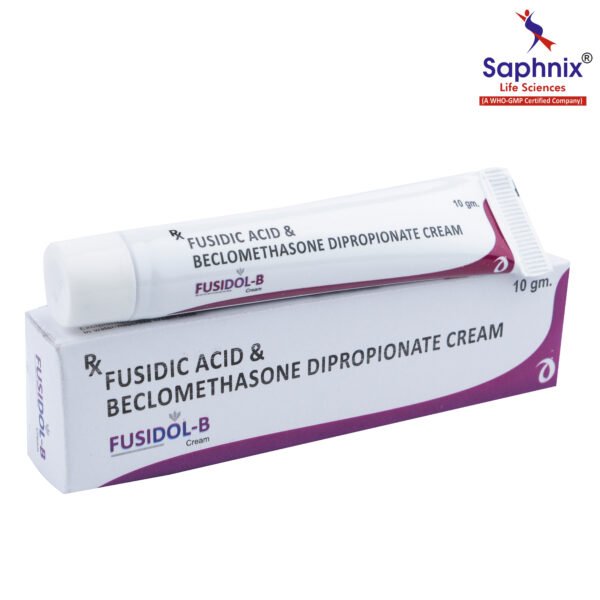 Fusidic Acid 20 mg, Beclomethasone Dipropionate 0.25 mg Cream