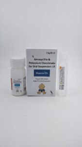Amoxycillin 200/400 mg & Potassium Clavulanate 28.5/57 mg For Oral suspension IP