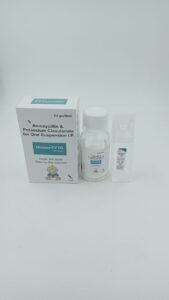 Amoxycillin 200/400 mg & Potassium Clavulanate 28.5/57 mg For Oral suspension IP