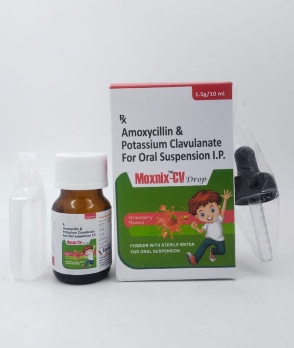 Amoxycillin 80 and Potassium Clavulanate 11.4 For Oral Suspension IP (Drops)
