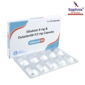 Silodosin 8 mg & Dutasteride 0.5 mg Capsules