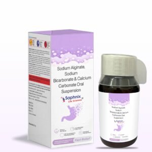 Sodium Alginate 250 mg, Sodium Bicarbonate 133.5 mg & Calcium Carbonate 80 mg Oral Suspension
