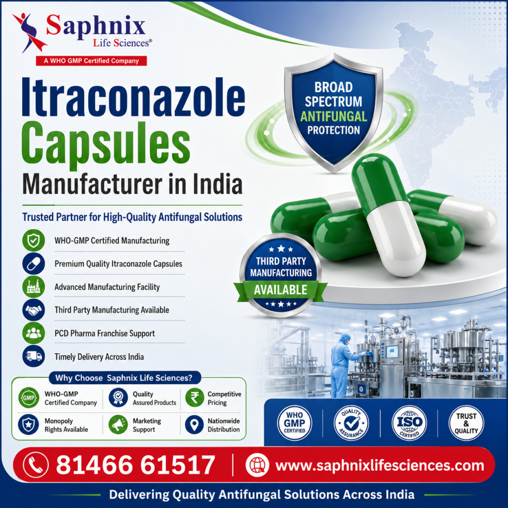 Itraconazole Capsules Manufacturer in India