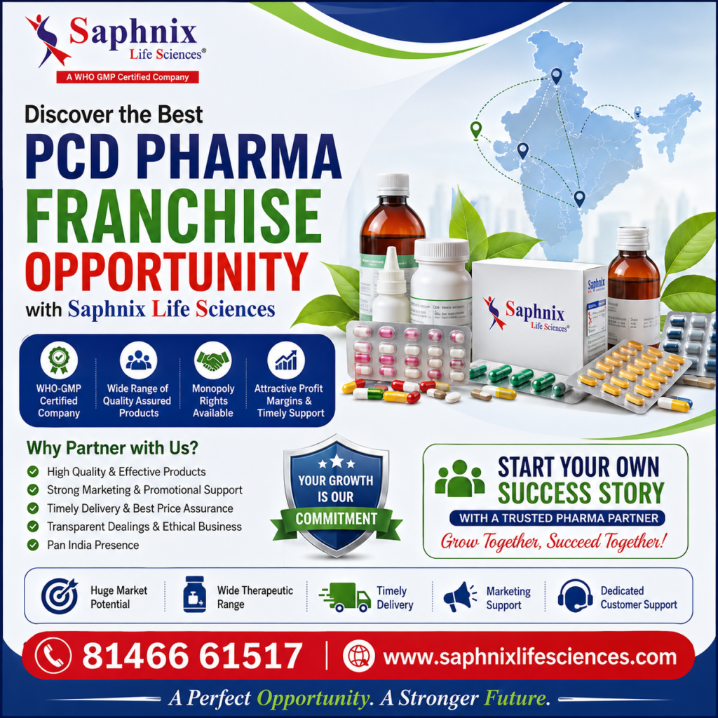 Discover the Best PCD Pharma Franchise Opportunity with Saphnix Life Sciences