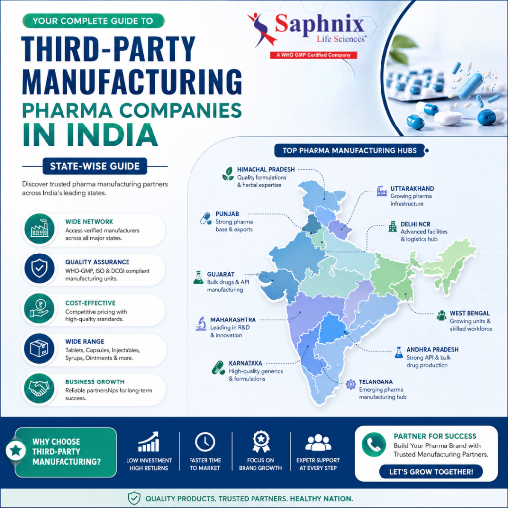 Third-Party Manufacturing Pharma Companies in India: State-Wise Guide