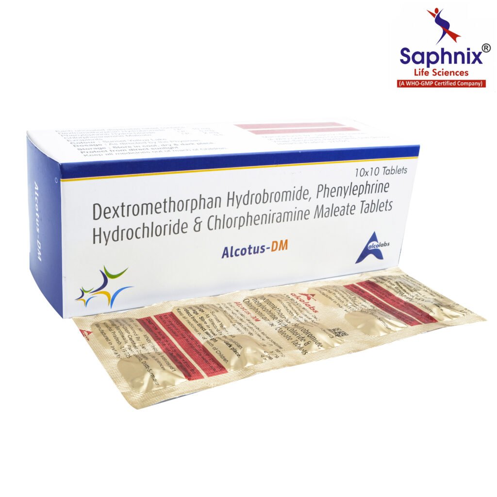 Dextromethorphan Hydrobromide 10 mg, Phenylephrine Hydrochloride 5 mg & Chlorpheniramine Maleate 2 mg