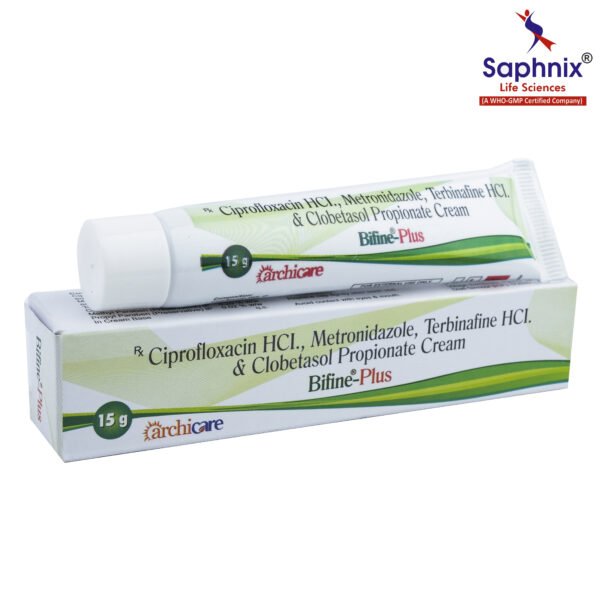 Ciprofloxacin HCL,Metronidazole,Terbinafine HCL & Clobetasol Propionate