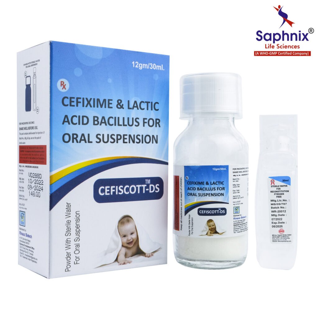 Cefixime & Lactic Acid Bacillus for Oral Suspension