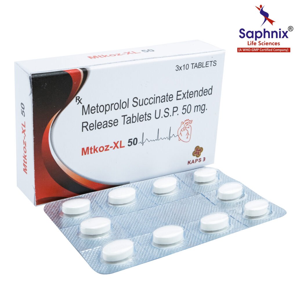 Metoprolol Succinate Extended Release Tablets U.S.P. 50 mg