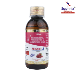 Levosalbutamol 1mg + Ambroxol HCl 30mg + Guaiphenesin IP. 50mg