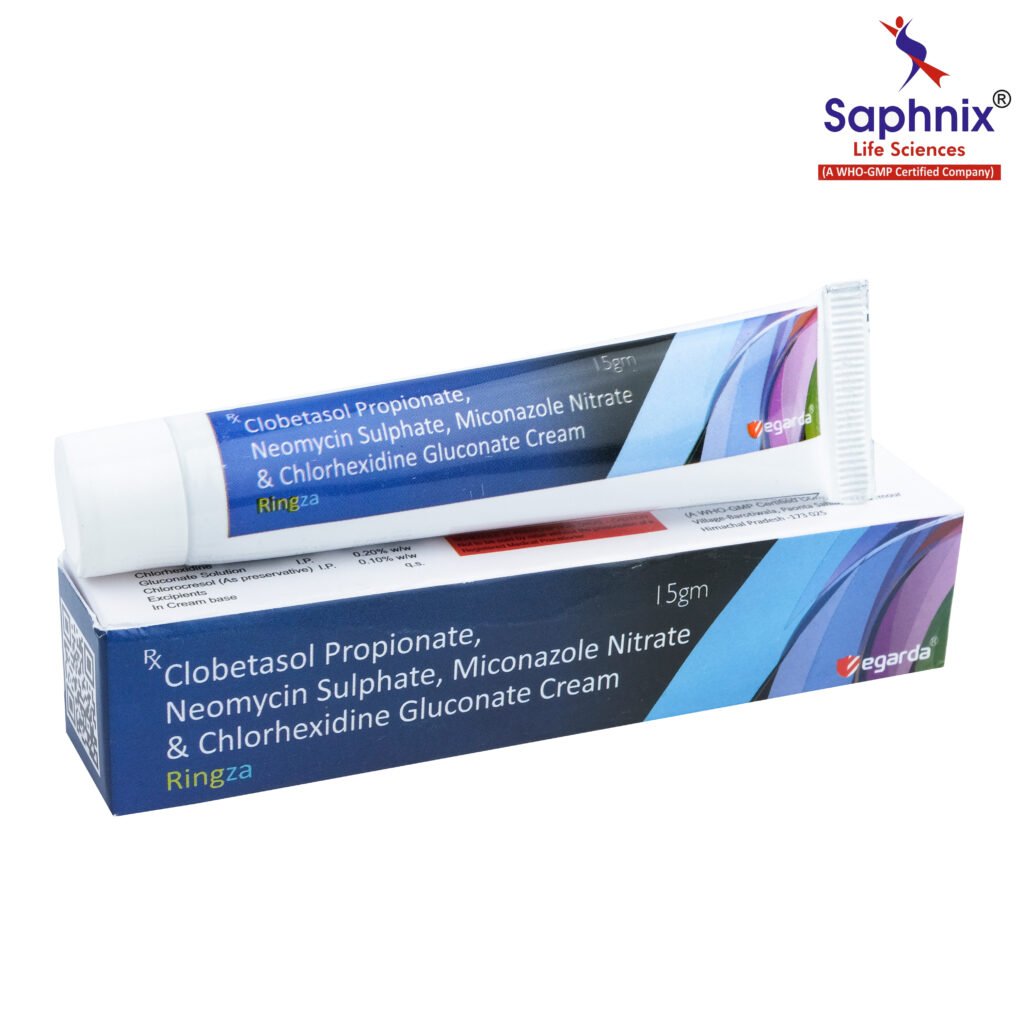 Clobetasol Propionate, Neomycin Sulphate, Miconazole Nitrate & Chlorhexidine Gluconate Cream