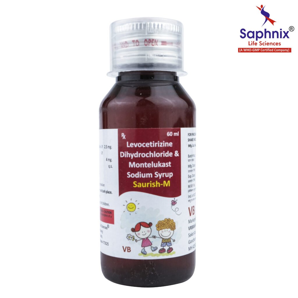 Levocetirizine Dihydrochloride & Montelukast Sodium Syrup